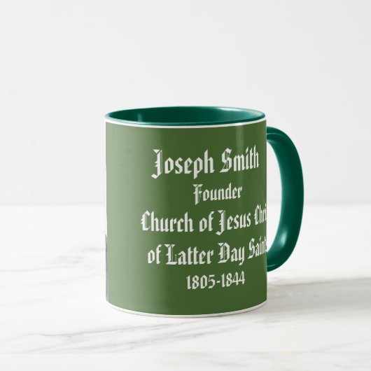 Gründer-Tasse Joseph-Smith-LDS Tasse (VorderseiteRechts)