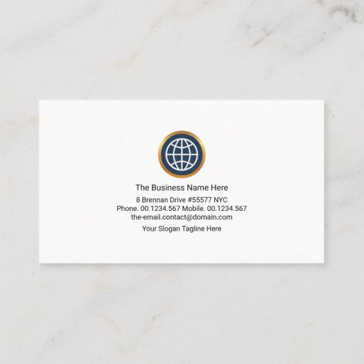 Gründer von Creative Patchwork Artwork, CEO Visitenkarte (Rückseite)