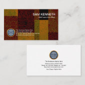 Gründer von Creative Patchwork Artwork, CEO Visitenkarte (Vorne/Hinten)