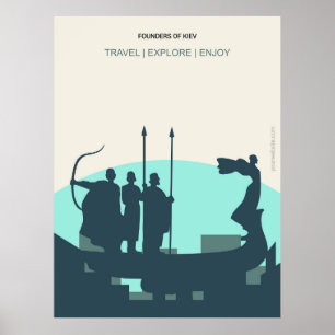 Gründer von Kiew Poster