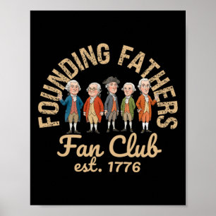 Gründerväter-Fanclub Lustiger Geschichtslehrer _1 Poster