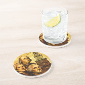 Gründerväter Sandstein Untersetzer (Seite)