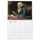 Gründerväter u. begrenzte Regierungs-Zitate Kalender (Feb 2026)