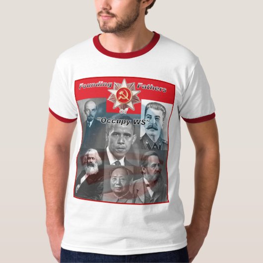 Gründerväter von "OWS " T-Shirt (Vorderseite)