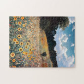 Grundfarbe für Sonnenblumen Puzzle (Horizontal)