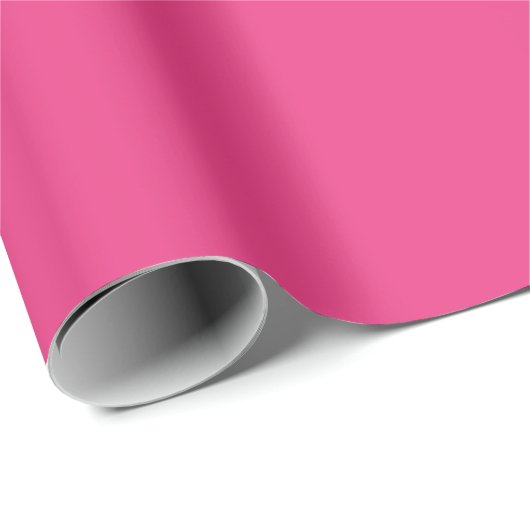Grundfarbe passt Cerise Pink Geschenkpapier (Rolleneckpunkt)