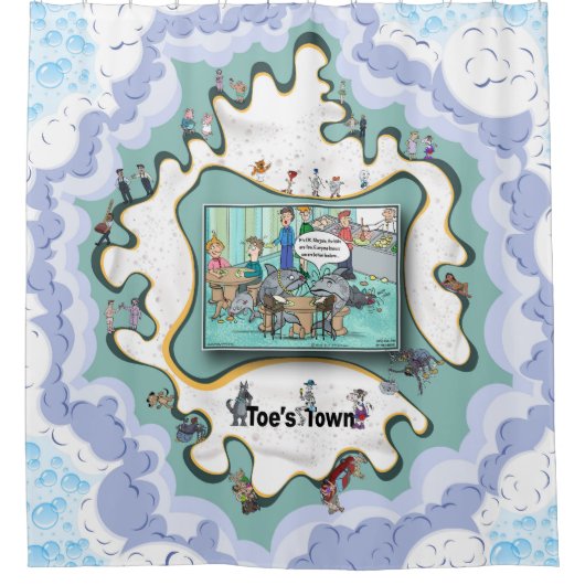 Grundfutter | Graduierung Duschvorhang (Vorderseite)