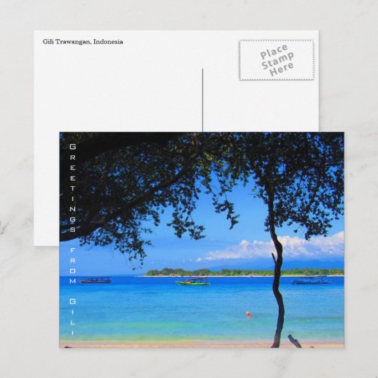 Gründgrüße Postkarte (Vorne/Hinten)