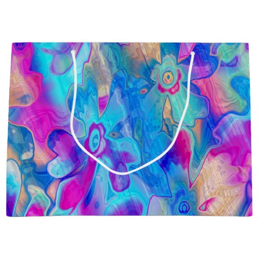 Grundgy-Painted-Florals-4- Große Geschenktüte (Vorderseite)