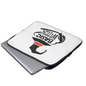 Grundhexe - Halloween Laptopschutzhülle (Vorne Knopf)