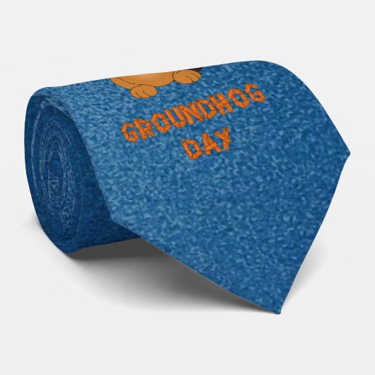 GRUNDHOG TAG-KRAWATTE KRAWATTE (Gerollt)