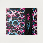 GRUNDLAGE DER REVEAL Pink oder Blue Baby Foto Op Wandteppich (Vorderseite (Horizontal))