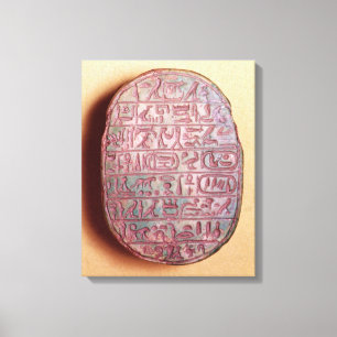 Grundlage für ein Ehekarab von Amenhotep III Leinwanddruck
