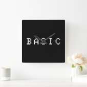 GRUNDLAGE QUADRATISCHE WANDUHR (Zuhause)