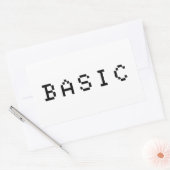 GRUNDLAGE RECHTECKIGER AUFKLEBER (Umschlag)