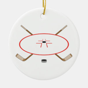 Grundlagen des Eishockeys Keramikornament