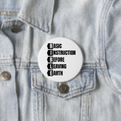 Grundlegende Anleitung vor dem Verlass der Erdfähi Button (Beispiel)