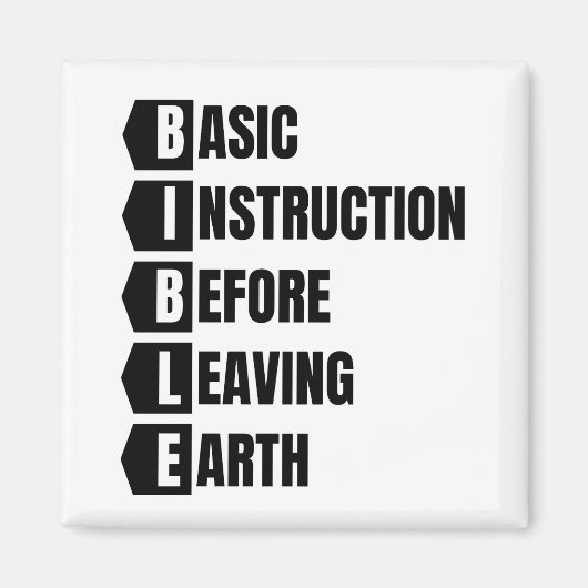 Grundlegende Anleitung vor dem Verlass der Erdfähi Magnet (Vorne)