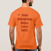 Grundlegende Anweisungen T-Shirt (Rückseite)