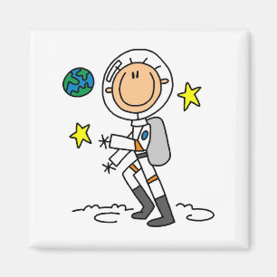 Grundlegende Astronauten T-Shirts und Geschenke Magnet