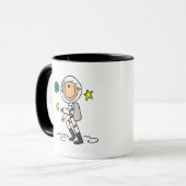 Grundlegende Astronauten-T-Shirts und Geschenke Tasse (Vorderseite Links)
