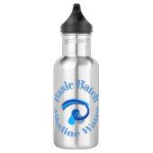 Grundlegende Batch-Alkali-Wasser-Grafik-Logo Edelstahlflasche (Rechts)