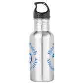 Grundlegende Batch-Alkali-Wasser-Grafik-Logo Edelstahlflasche (Rückseite)