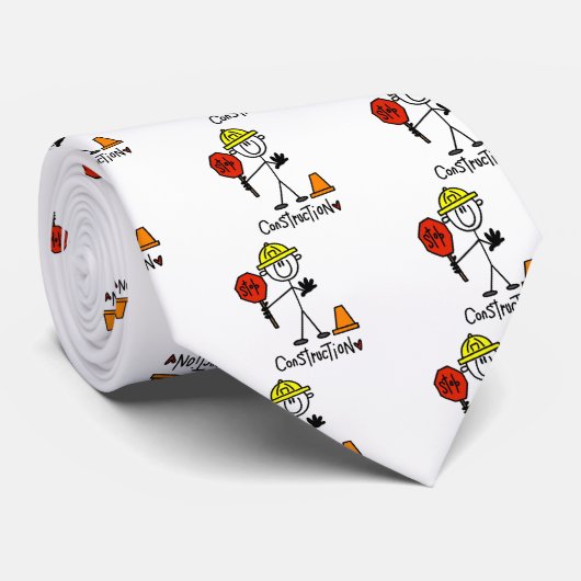 Grundlegende Bau-T-Shirts und Geschenke Krawatte (Gerollt)