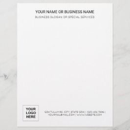 Grundlegende Berufliche Elegant Simple Modern Offi Briefbogen