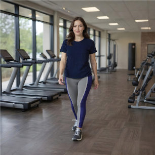 Grundlegende Blues Leggings