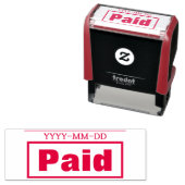 Grundlegende Briefmarke aus Kautschuk Permastempel (Beispiel)