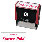 Grundlegende Briefmarke "Status: Bezahlung" Permastempel (Beispiel)