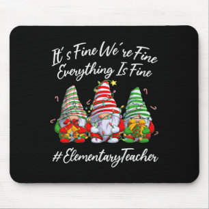 Grundlegende Crew Lehrer Alles ist gut Christine Mousepad