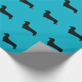 Grundlegende Dackel Geschenkpapier (Ecke)