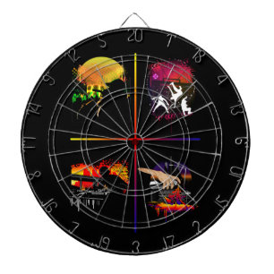 Grundlegende Elemente Dartscheibe