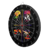 Grundlegende Elemente Dartscheibe (Vorderseite rechts)