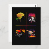 Grundlegende Elemente Postkarte (Vorne/Hinten)