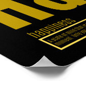 Grundlegende Erfolgsfaktoren | Glück Poster (Ecke)