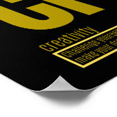 Grundlegende Erfolgsfaktoren | Kreativität Poster (Ecke)