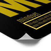 Grundlegende Erfolgsfaktoren | Mindset Poster (Ecke)