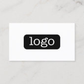 Grundlegende Firmendesign-Logos und Kontaktinforma Visitenkarte (Rückseite)