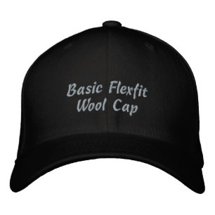 Grundlegende Flexfit-Woll-Cap-Farbe für den benutz Bestickte Baseballkappe