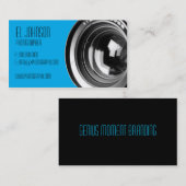 Grundlegende Fotografie-Visitenkarte (Zuckerwatte) Visitenkarte (Vorne/Hinten)