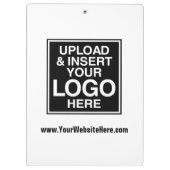 Grundlegende Geschäftsplanung für Logos Klemmbrett (Rückseite)