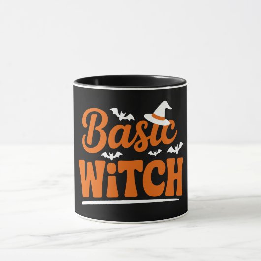 Grundlegende Hexe Lustiges Halloween Tasse (Zentrum)