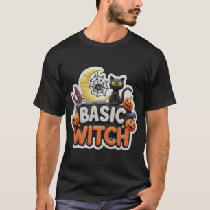 Grundlegende Hexen-Halloween-3D-Illustration T-Shirt