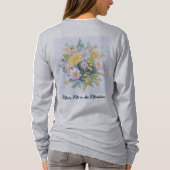 Grundlegende Langarm T-Shirt (Rückseite)