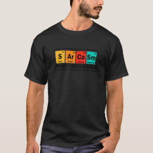 Grundlegende Lehrkräfte des Chemieunterrichts im S T-Shirt