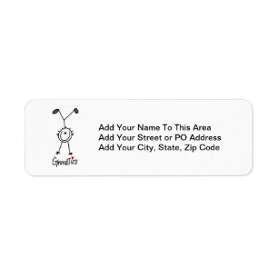 Grundlegende männliche Strichmännchen Gymast T -