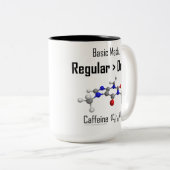 Grundlegende Mathe-Koffein-Tasse Zweifarbige Tasse (VorderseiteRechts)